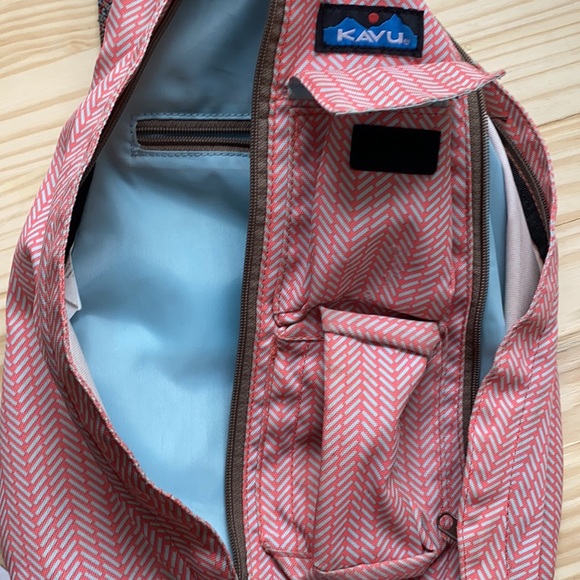 Kavu rope sling backpack pink with braided strap - Picture 7 of 7